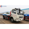 Guranteed 100% Dongfeng 6-8cbm hook garbage trucks
